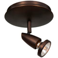 Mirage 1 Light Adjustable Flush Mount, Bronze