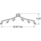 Access Lighting Mirage 6 Light Adjustable LED Track, image 2