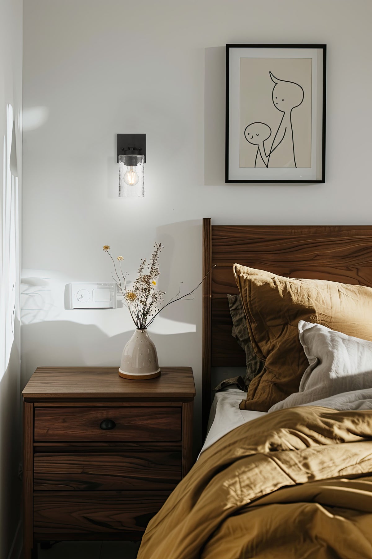 Access Lighting Ellie 1 Light Wall Sconce, Matte Black, image 2