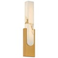 Victoria 5CCT LED Wall Sconce, Antique Brushed Brass