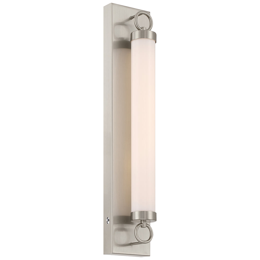 Eliza 5CCT LED Wall Sconce, Brushed Steel