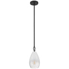 Ombre 1 Light Pendant, Black