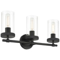 Lily 3 Light Vanity, Matte Black