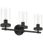 Lily 3 Light Vanity, Matte Black