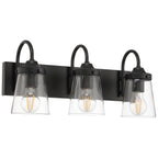 Dickens 3 Light Vanity, Black