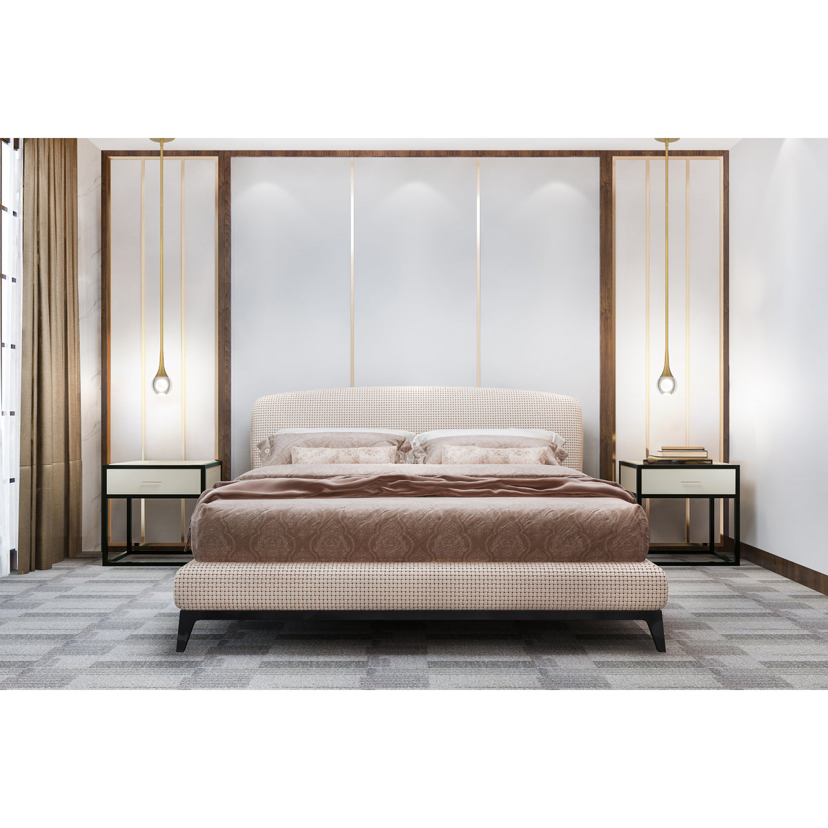 Access Lighting Georgia 3CCT LED Pendant, Antique Brushed Brass, image 3