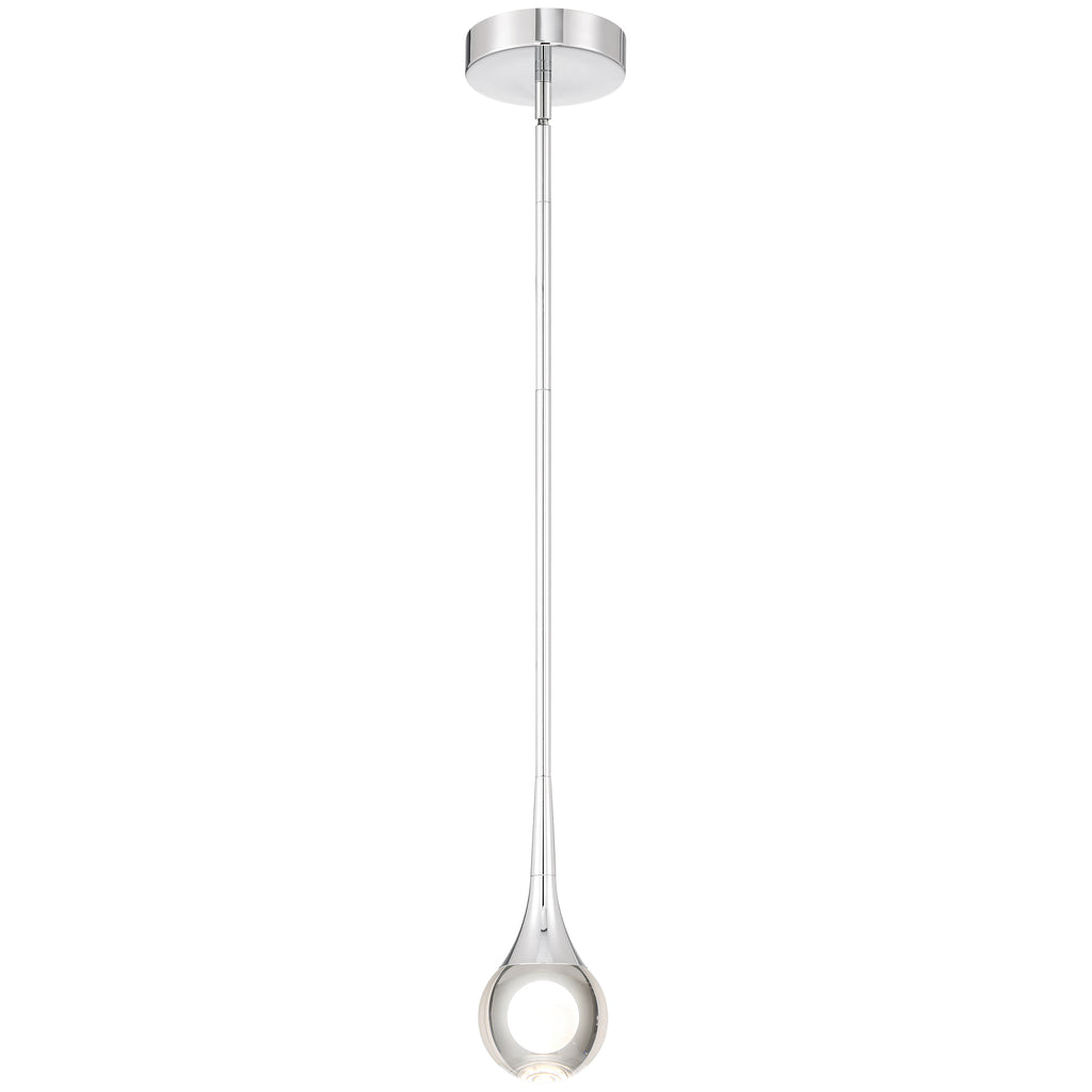 Georgia 3CCT LED Pendant, Chrome