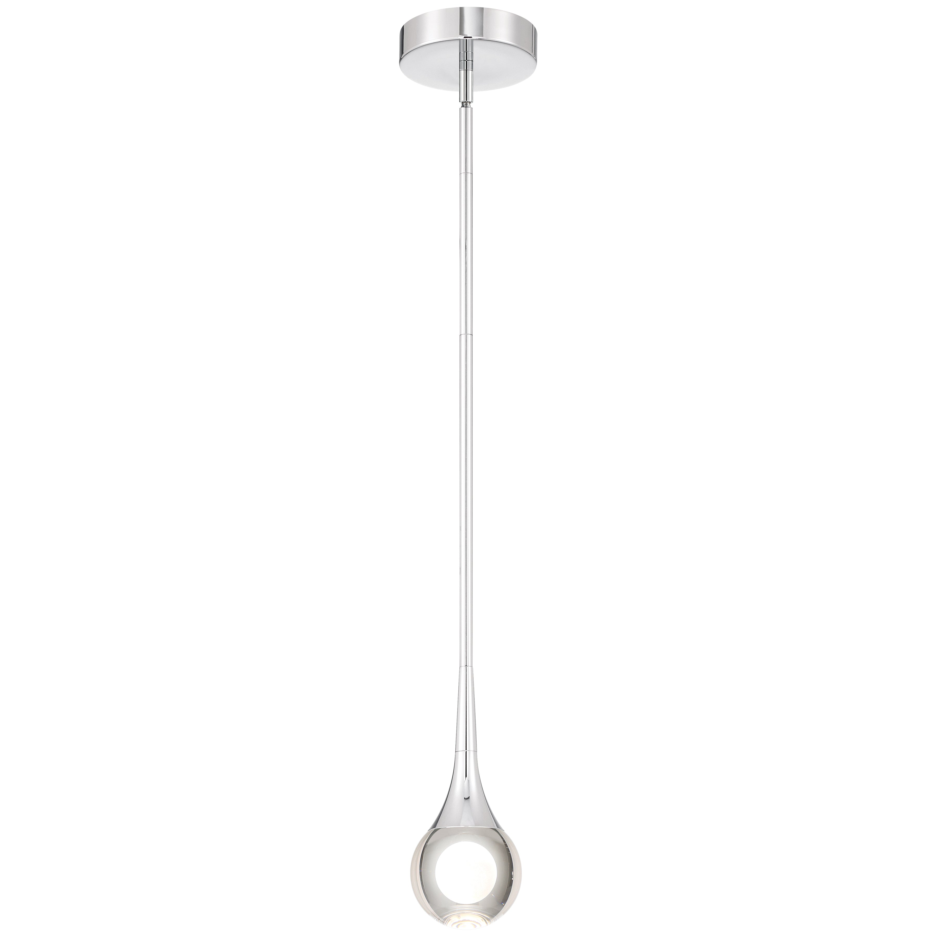 Georgia 3CCT LED Pendant, Chrome