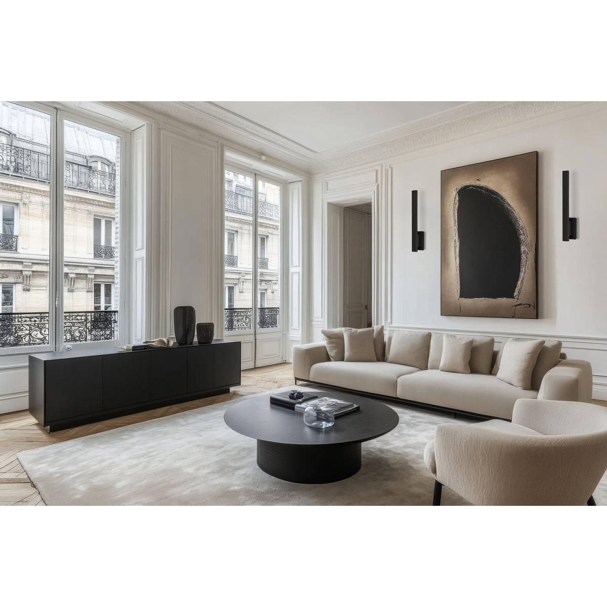 Access Lighting Haus LED Wall Sconce, Matte Black, image 2