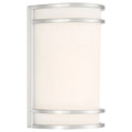 Lola Wall Sconce, Brushed Steel