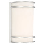 Lola Wall Sconce, Brushed Steel