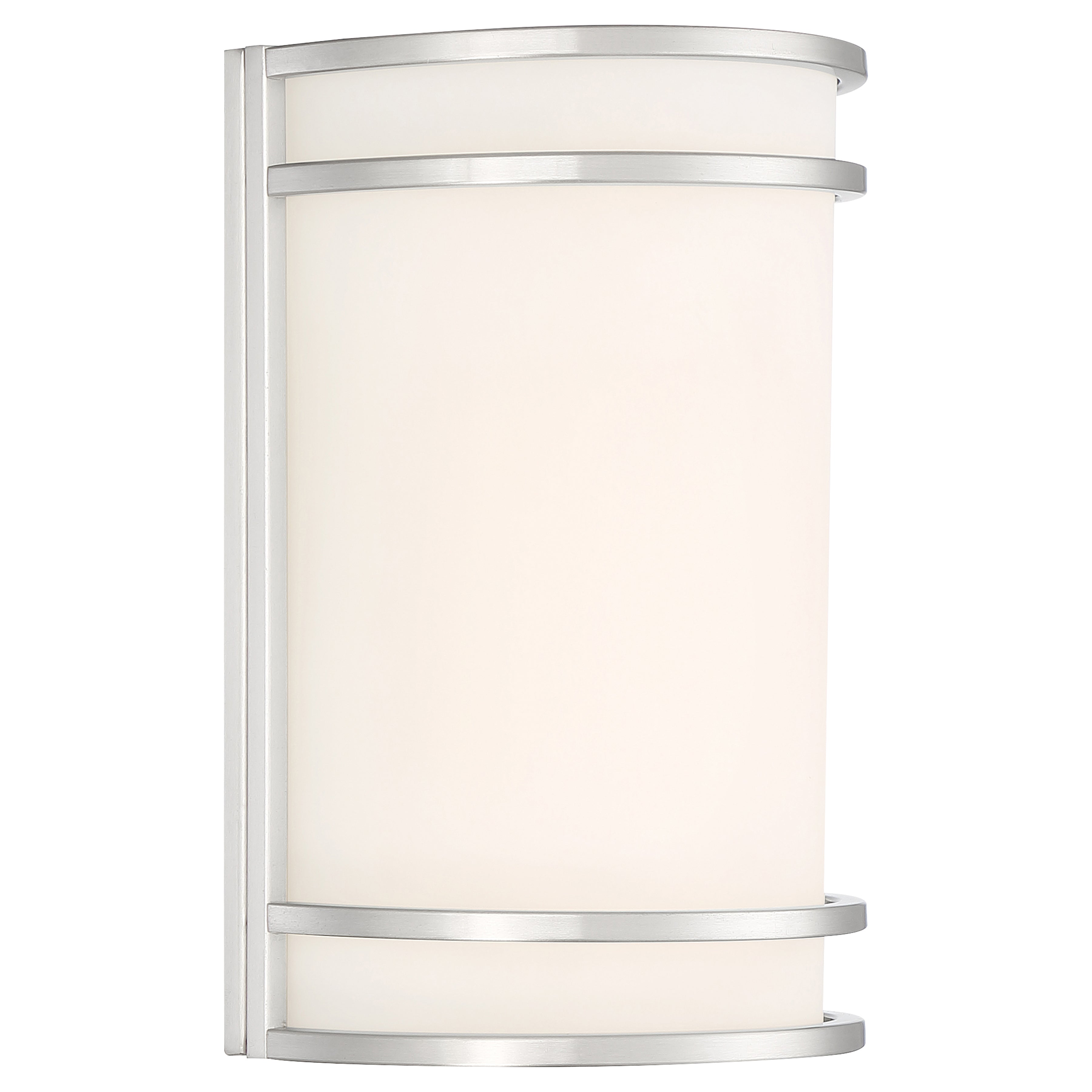 Lola Wall Sconce, Brushed Steel