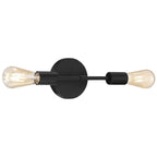 Access Lighting Iconic 2 Light LED Wall Sconce, Matte Black