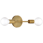 Access Lighting Iconic G 2 Light LED Wall Sconce, Antique Brushed Brass