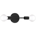Iconic G 2 Light LED Wall Sconce, Matte Black