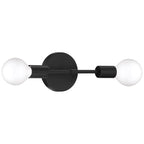 Access Lighting Iconic G 2 Light LED Wall Sconce, Matte Black