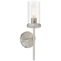 Lily 1 Light Wall Sconce, Brushed Steel (62308)