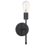 Iconic II 1 Light LED Wall Sconce, Matte Black