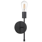 Iconic II 1 Light LED Wall Sconce, Matte Black