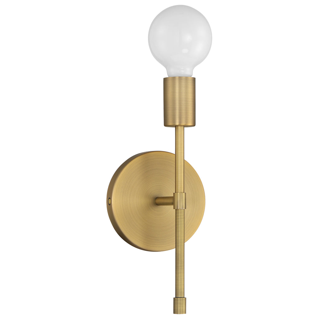 Iconic II G 1 Light LED Wall Sconce, Antique Brushed Brass