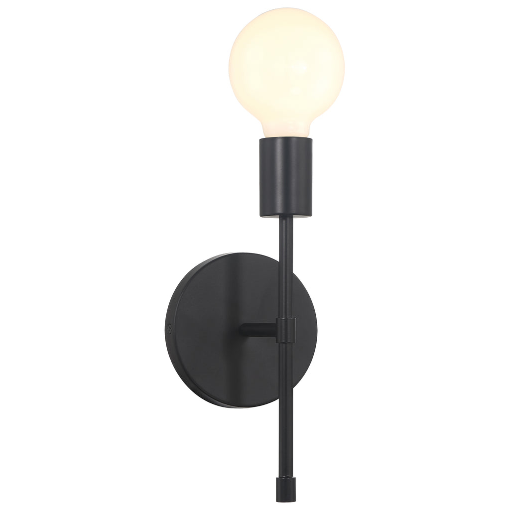 Iconic II G 1 Light LED Wall Sconce, Matte Black