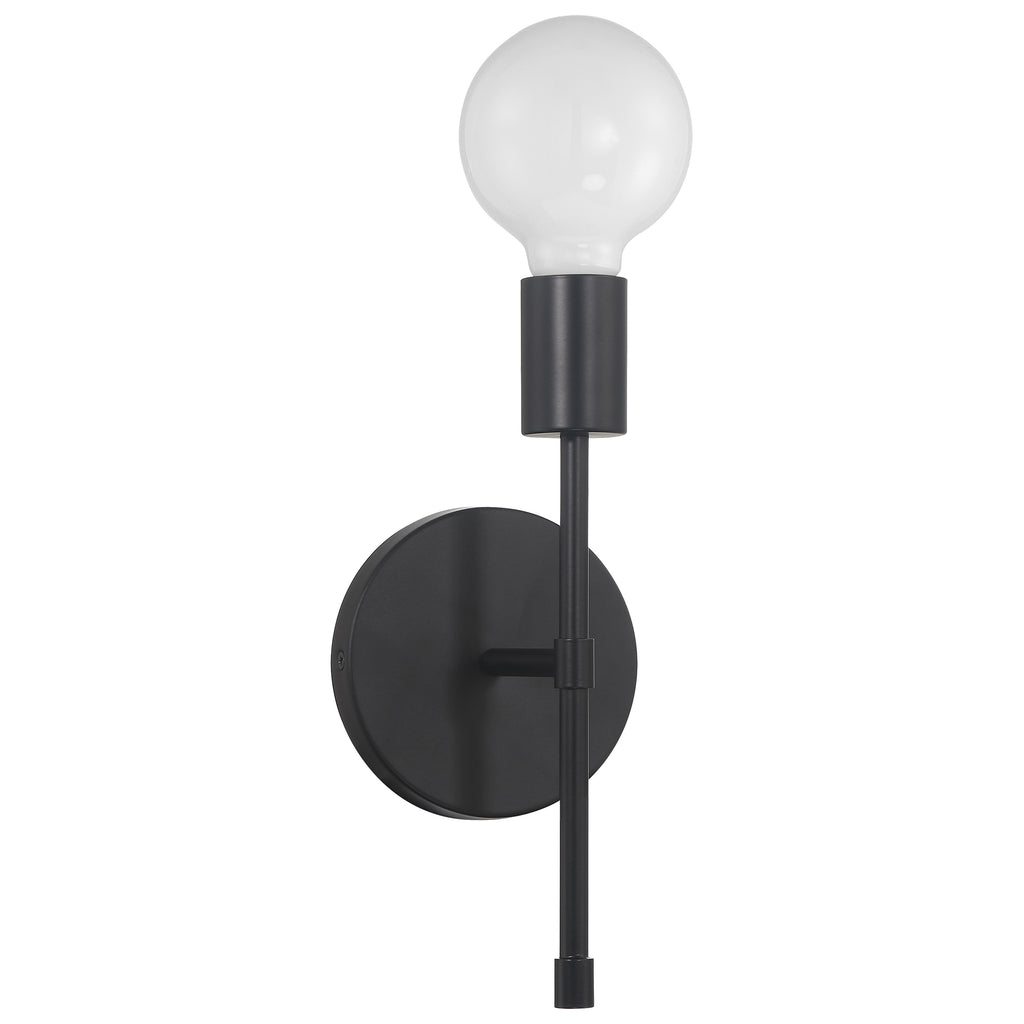 Iconic II G 1 Light LED Wall Sconce, Matte Black