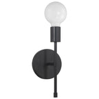 Iconic II G 1 Light LED Wall Sconce, Matte Black