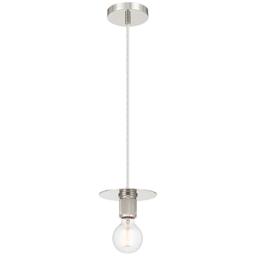 Access Lighting Central 1 Light Pendant, Polished Nickel