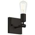 Virgin 1 Light Wall Sconce, Matte Black