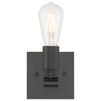 Virgin 1 Light Wall Sconce, Matte Black