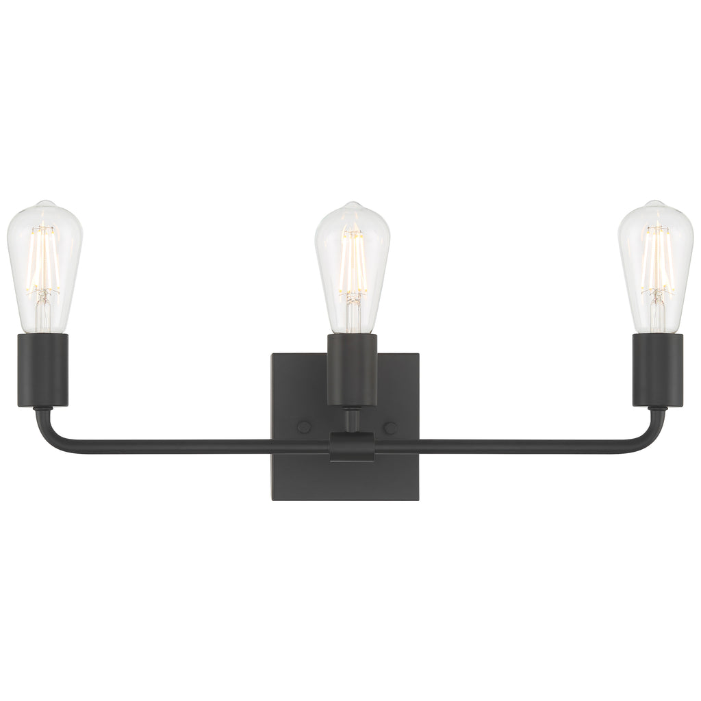Virgin 3 Light Vanity, Matte Black