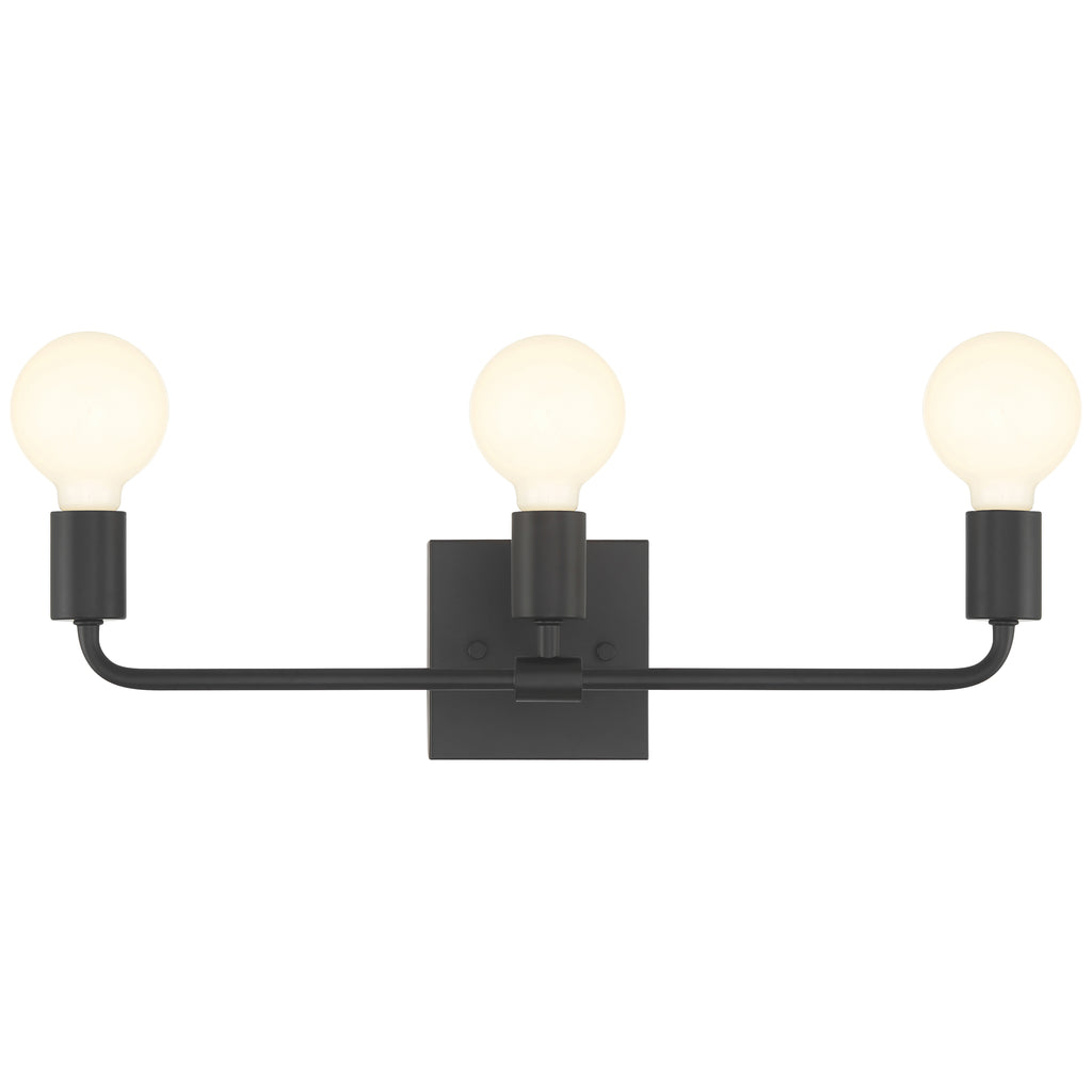 Virgin 3 Light Vanity, Matte Black