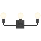 Virgin 3 Light Vanity, Matte Black