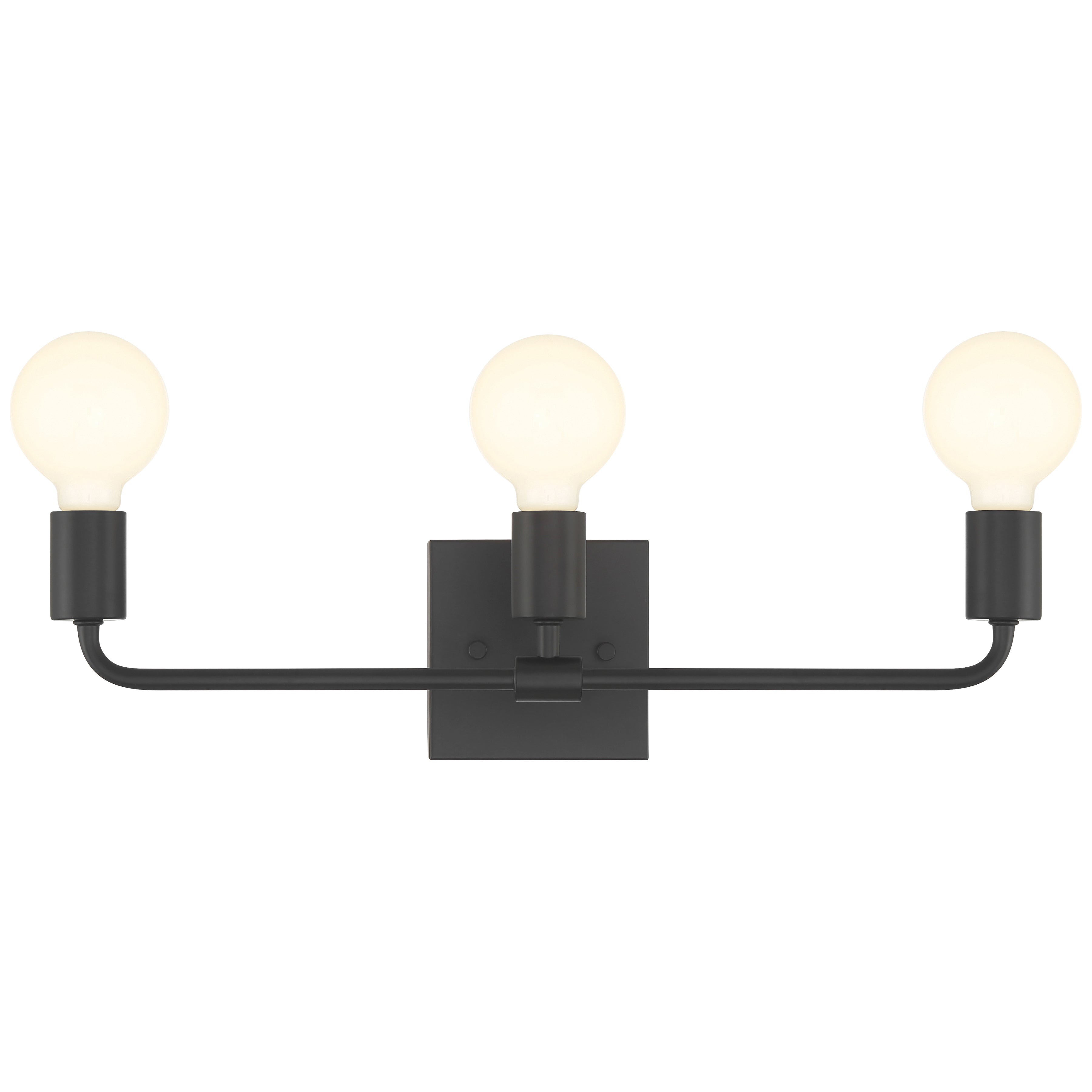 Virgin 3 Light Vanity, Matte Black