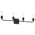 Virgin 4 Light Vanity, Matte Black