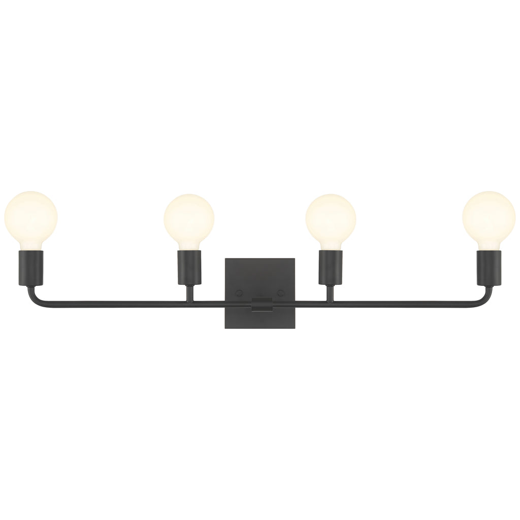 Virgin 4 Light Vanity, Matte Black