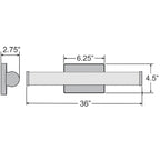 Access Lighting Arc LED Vanity, 36", image 7