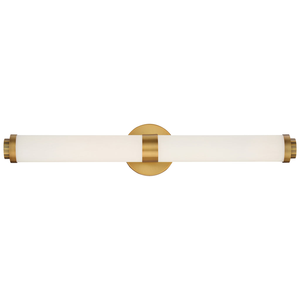 Aqua LED Vanity, Brushed Gold / 25.25"