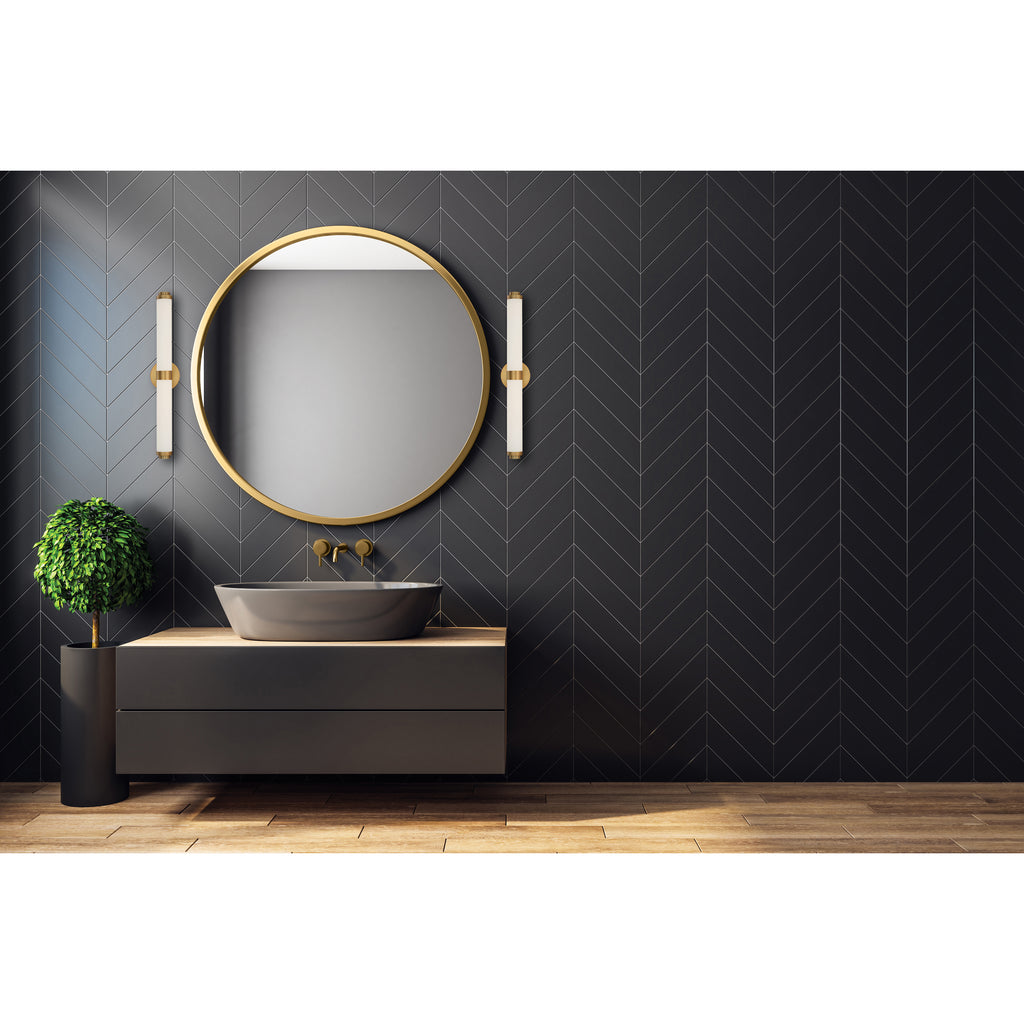 Access Lighting Aqua LED Vanity, Brushed Gold / 25.25", image 6
