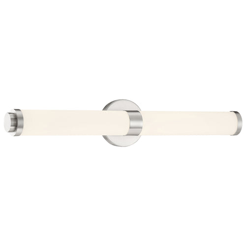 Access Lighting Aqua LED Vanity, Brushed Steel / 25.25"