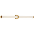 Aqua LED Vanity, Brushed Gold / 37.25"