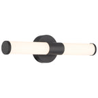 Retreat LED Vanity, Matte Black / 18"