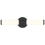 Retreat LED Vanity, Matte Black / 18"