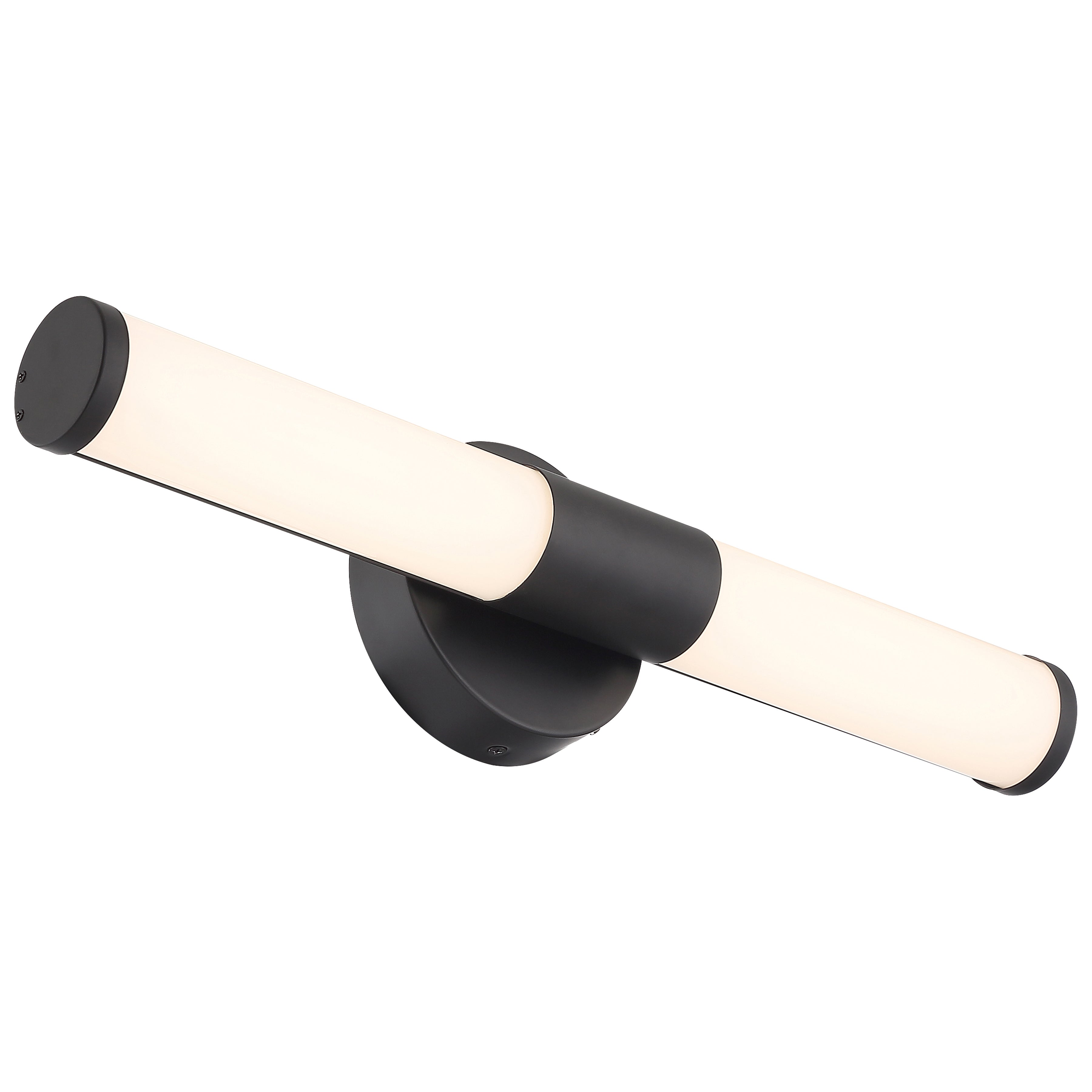 Retreat LED Vanity, Matte Black / 18"
