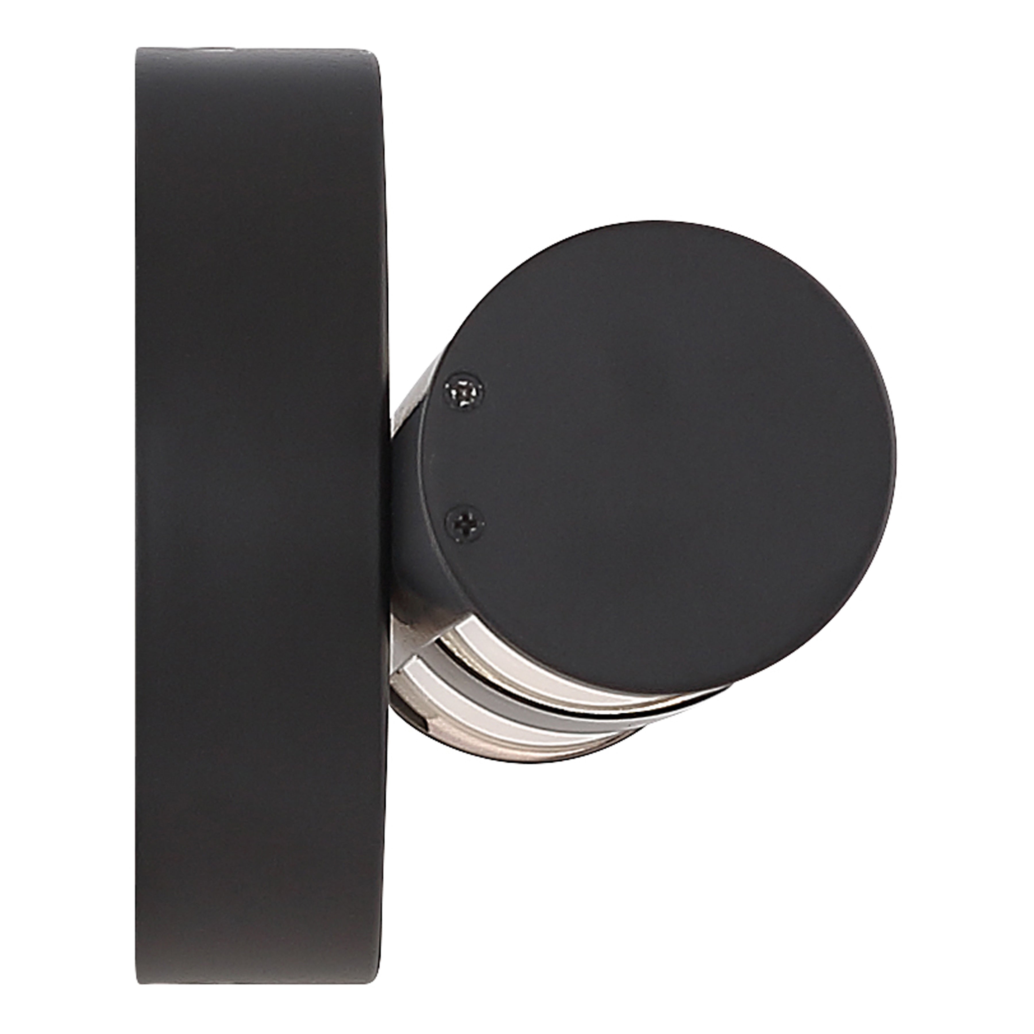 Retreat LED Vanity, Matte Black / 18"