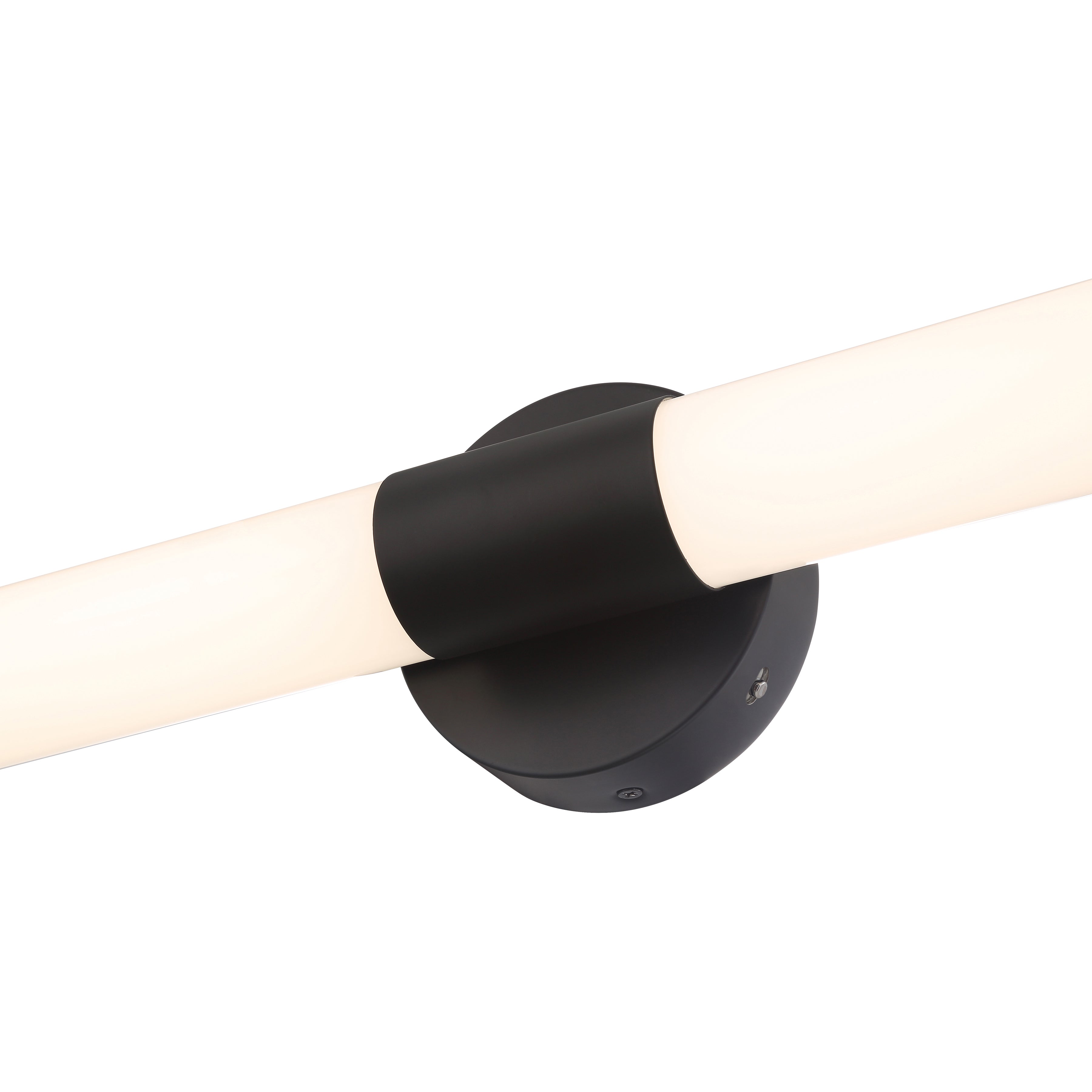 Retreat LED Vanity, Matte Black / 18"
