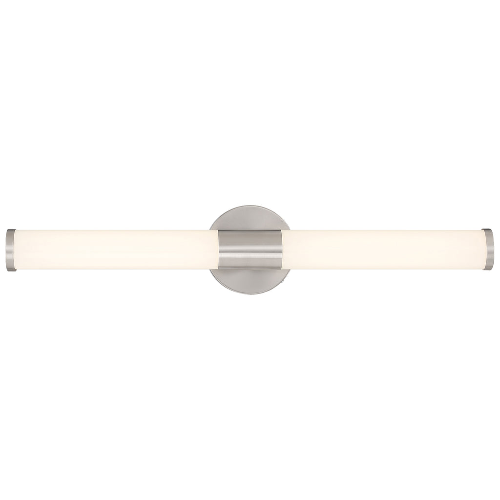 Retreat LED Vanity, Brushed Steel / 24"