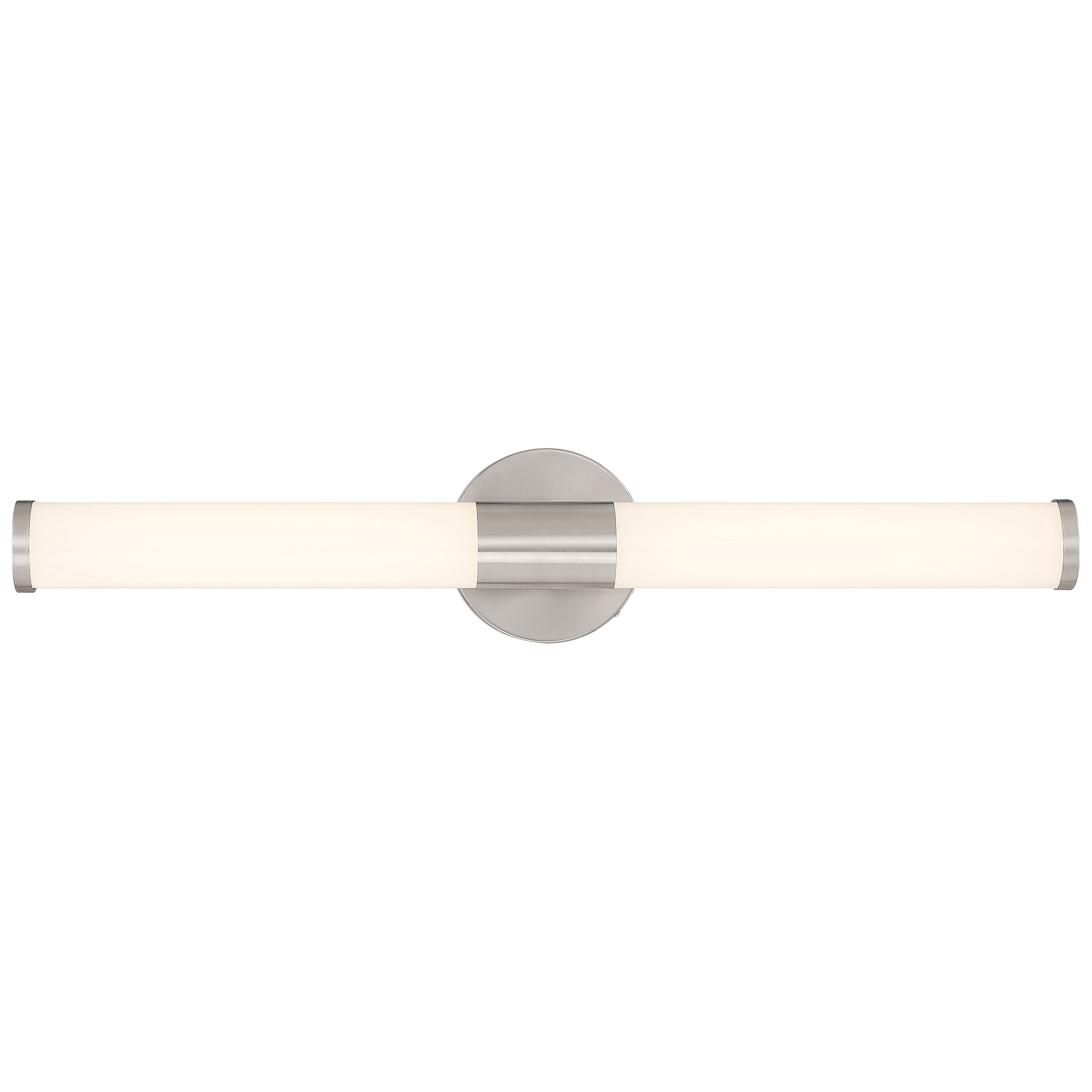 Retreat LED Vanity, Brushed Steel / 24"