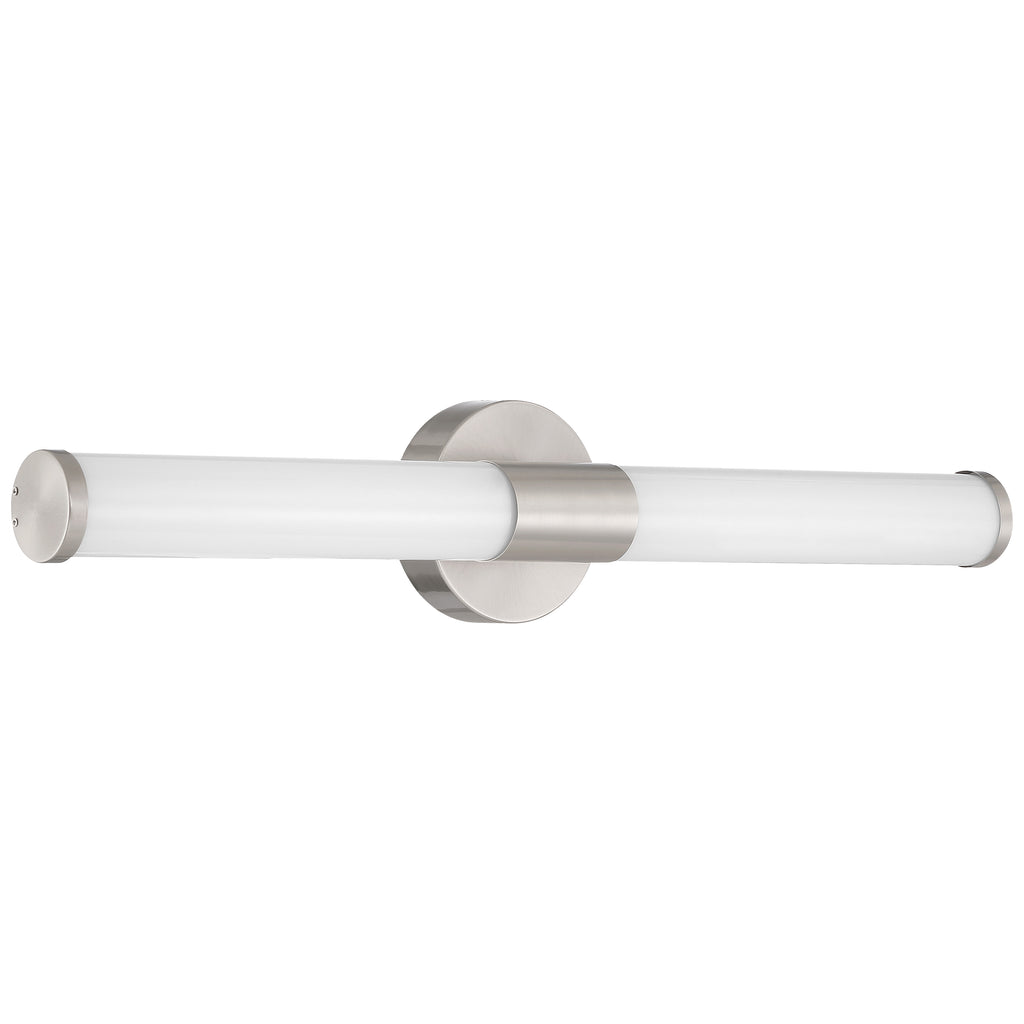 Retreat LED Vanity, Brushed Steel / 24"