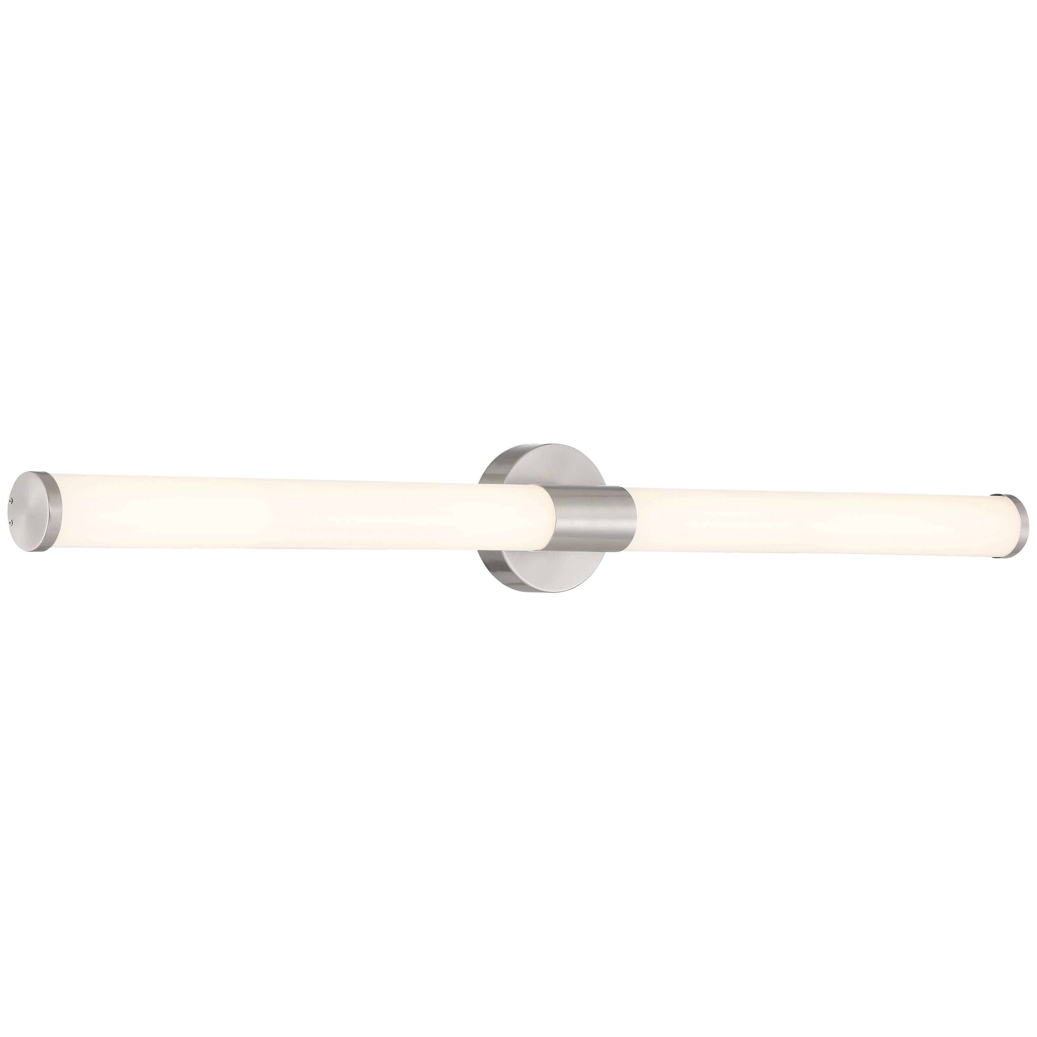 Retreat LED Vanity, Brushed Steel / 36"